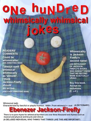cover image of One Hundred Whimsically Whimsical Jokes